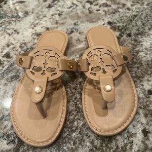 Tan Cutout Sandals